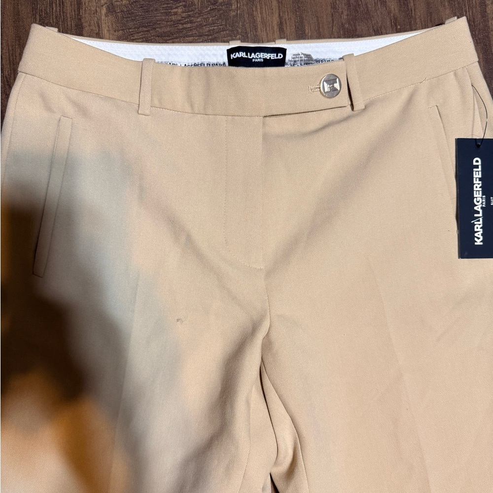 Karl Lagerfeld Cream Trousers - Picture 3 of 8